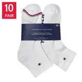 Tommy Hilfiger Men's Quarter Crew Socks, 10-pair