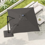 Sirio 4 m x 3 m (13 ft. x 10 ft.) Cantilever Umbrella with Solar Powered LED