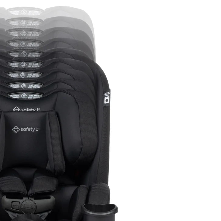 Safety 1st SlimRide All-in-One Convertible Car Seat, Black