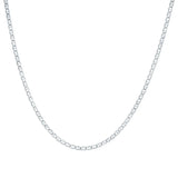Diamond Cut Mariner Chain Necklace
