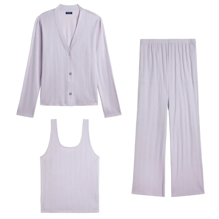 Splendid Women's Pointelle Lounge Set, 3-piece