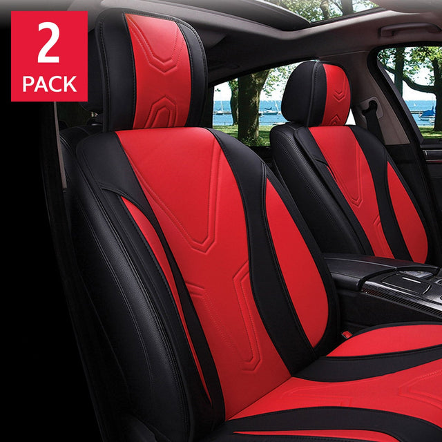 Alpena Red Racer Universal Fit Luxury Seat Cover, 2-pack Q5