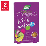 NutraSea Omega-3 Kids, Tropical Citrus Flavour, 2 x 30 Gummy Chews