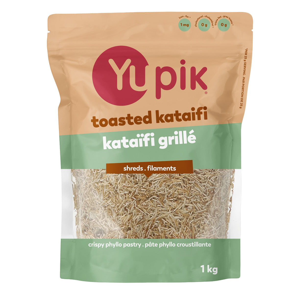 Yupik Toasted Kataifi, 1 kg