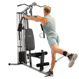 MARCY Home Gym with 150 lb Cast Iron Plates