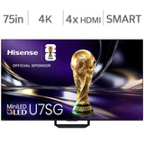 Hisense 75" Class - U7SG Series - 4K QLED Mini LED TV