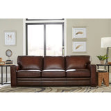 Prospera Home Luca Top-grain Leather Sofa and Chair