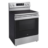 LG 30 in. 6.3 cu ft. Stainless Steel Freestanding Range with ProBake Convection and AirFry