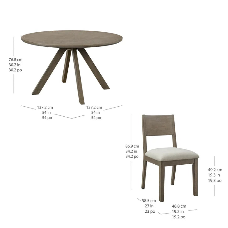 Bayside Furnishings 5-piece Dining Set