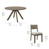 Bayside Furnishings 5-piece Dining Set