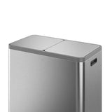 EKO 42L+42L Dual Compartment Stainless Steel Step Can