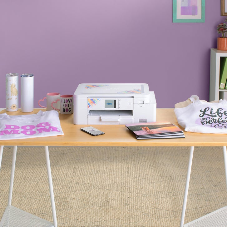Brother SP1 Sublimation Printer Bundle with Genuine Sublimation Paper 100-pack