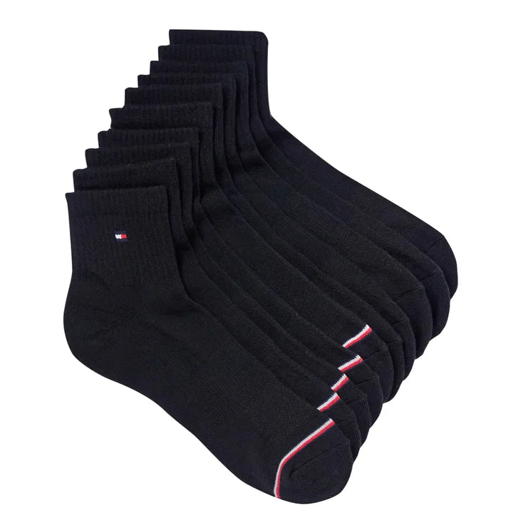 Tommy Hilfiger Men's Quarter Crew Socks, 10-pair