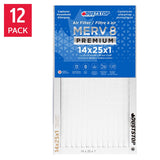 Duststop MERV 8 Premium Pleated Furnace Filter, 12-pack