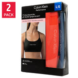 Calvin Klein Women's Sports Bra, 2-pack