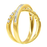 Baguette and Round Brilliant Diamond Ring (1.18 ctw)