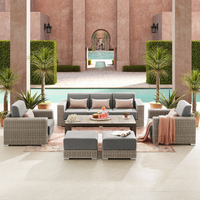 Eden 6-piece Patio Conversation Set O9