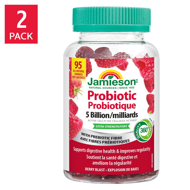 Jamieson Probiotic Gummies, 2 x 95 gummies Q5