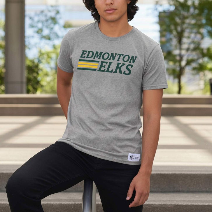 CFL Men's Official Canadian Football Tee - Edmonton Elks