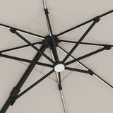 Sirio 4 m x 3 m (13 ft. x 10 ft.) Cantilever Umbrella with Solar Powered LED