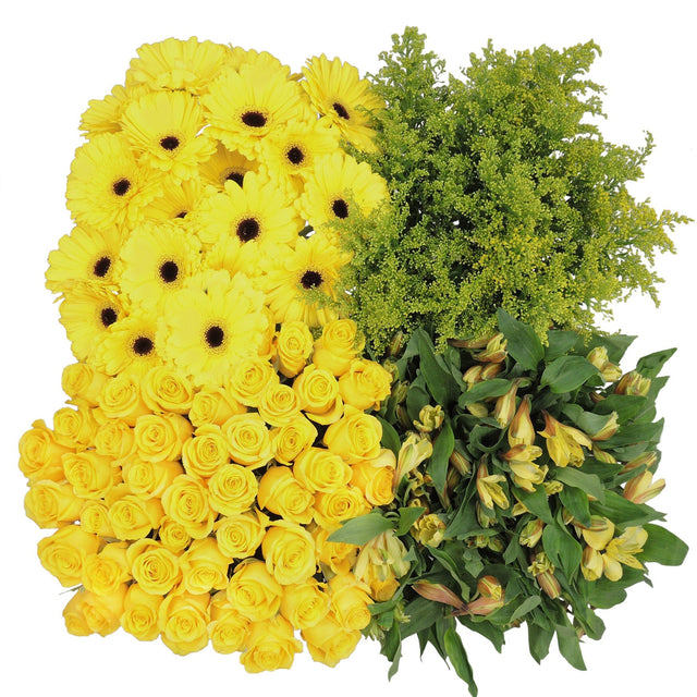 Bulk Flower Medley, Yellow B5