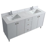 SERA Cape Cod Vanity in Hampton Grey Finish with Engineered Calcutta Marble Countertop