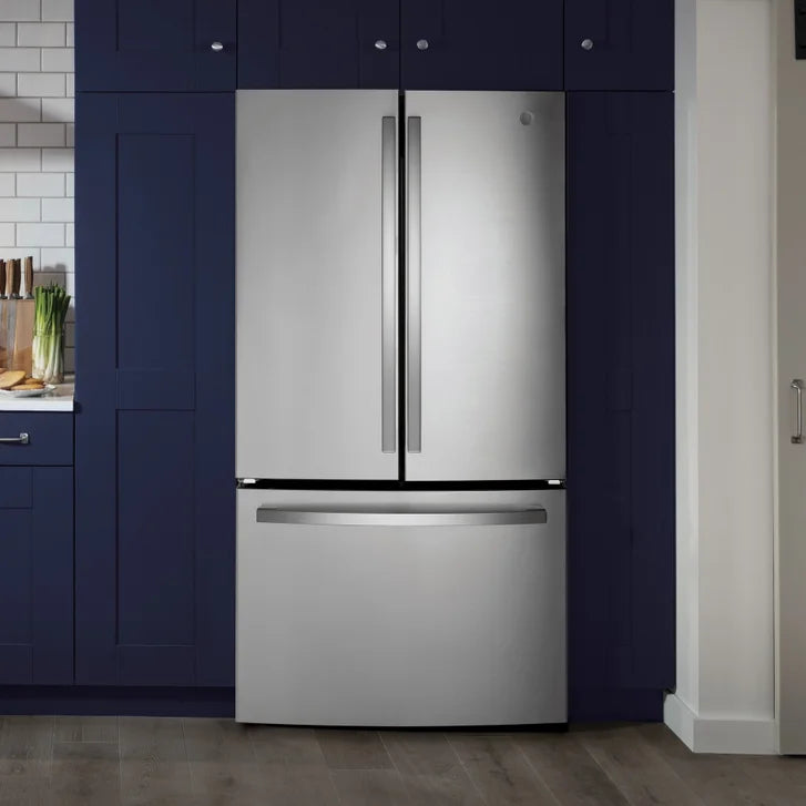 GE 36 in. 27 cu.ft. Bottom Freezer Refrigerator with FrostGuard Technology