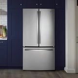GE 36 in. 27 cu.ft. Bottom Freezer Refrigerator with FrostGuard Technology