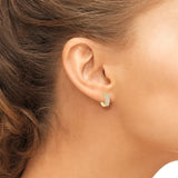 Round Brilliant Diamond Hoop Earrings (0.50 ctw)