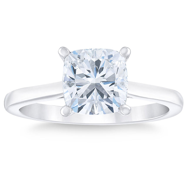 1.51 ct Cushion Cut, Clarity VVS1, Colour G, Diamond Solitaire Ring U6
