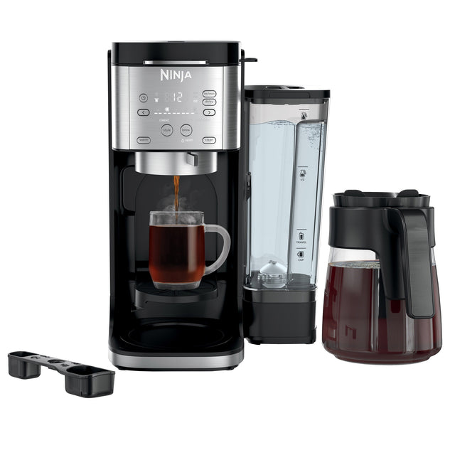 Ninja DualBrew Grounds & K-Cup Pods Hot and Iced 14-Cup Coffee Maker with Rapid Cold Brew Y0