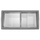 Midea 9.0 cu ft. White Commercial Ice Cream Convertible Freezer or Refrigerator with Removable Storage Basket
