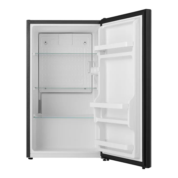 Hisense 33 in. 3.3 cu ft. Black Compact Fridge with Reversible Curved Door