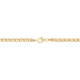 Diamond Cut Mariner Chain Necklace