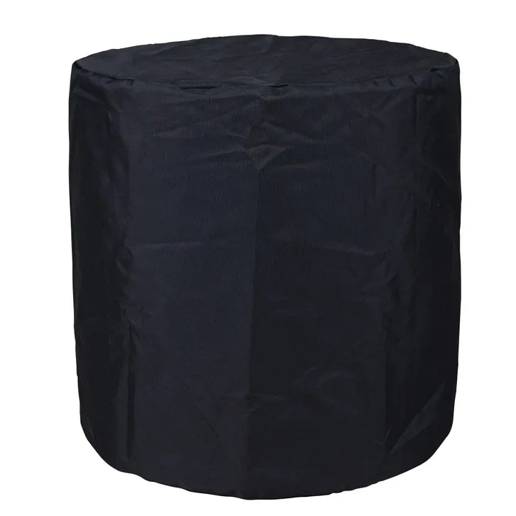 Real Flame Aegean Steel 24 in. Round Patio Fire Table