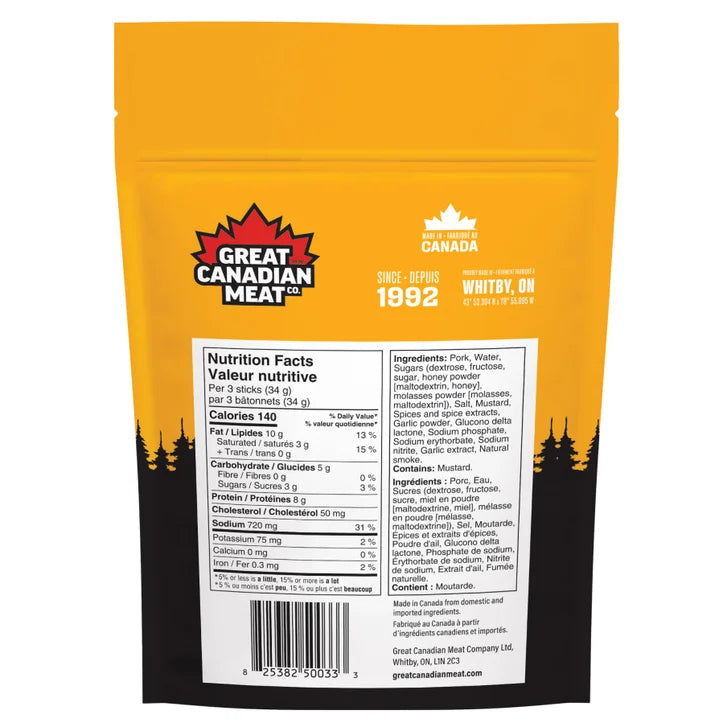 Great Canadian Meat Mini Pepperoni Sticks, Variety Pack, 5 × 225 g