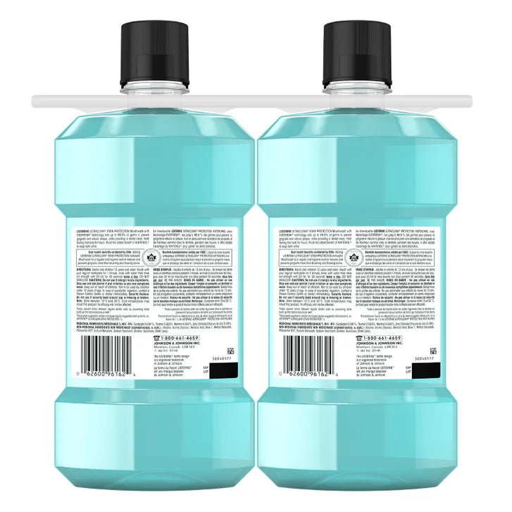 Listerine Ultraclean 1.5 L, 2-pack
