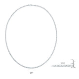 Diamond Cut Mariner Chain Necklace