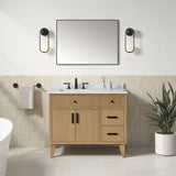 OVE Decors Marina Vanity in Marcona Finish with Quartz Countertop
