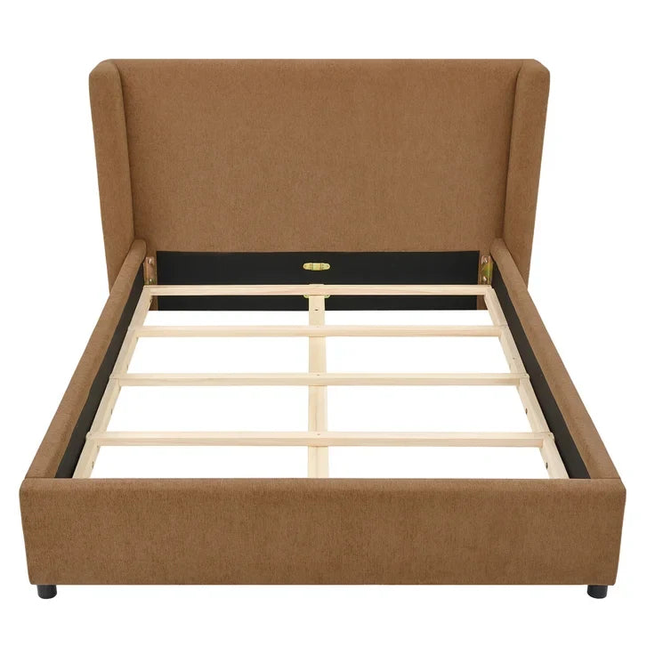 Caroline Upholstered Platform Double Bed