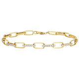 Round Brilliant Diamond Link Bracelet (0.85 ctw)
