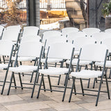 Lifetime Commercial Grade Chairs with Chair Cart, 34-count