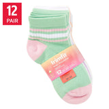 Trimfit Girls Socks, 12-Pair