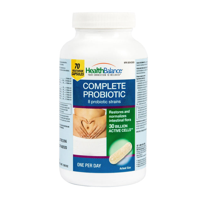 Health Balance Complete Probiotic 70 capsules X4