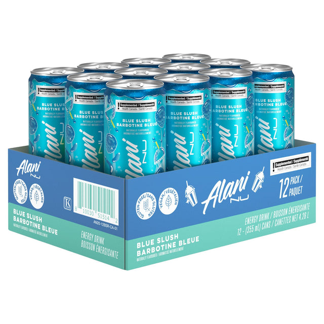 Alani Nu Energy Drink Blue Slush, 355 ml 12-pack K1