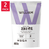 Café William Naturally Decaffeinated Medium Roast Fair Trade and Organic Whole Bean Coffee, 2 x 750 g