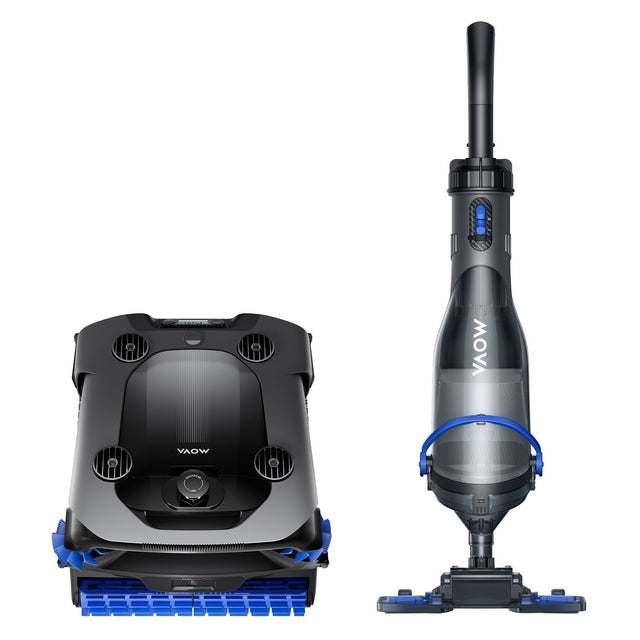 Mova Rover X10 Cordless Robotic Pool Cleaner with V10 Cordless Pool Vacuum R2