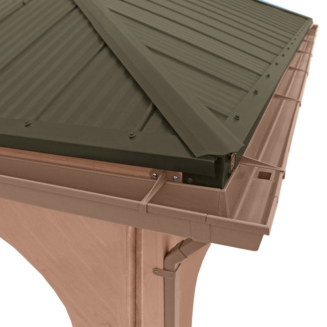 Yardistry Gazebo Gutters System T8