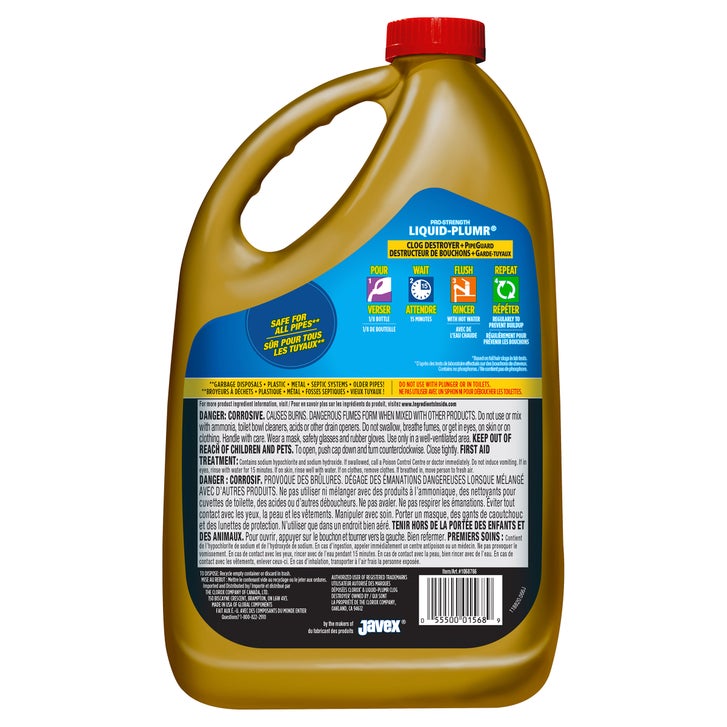 Liquid-Plumr Full Clog Destroyer, 3.78 L