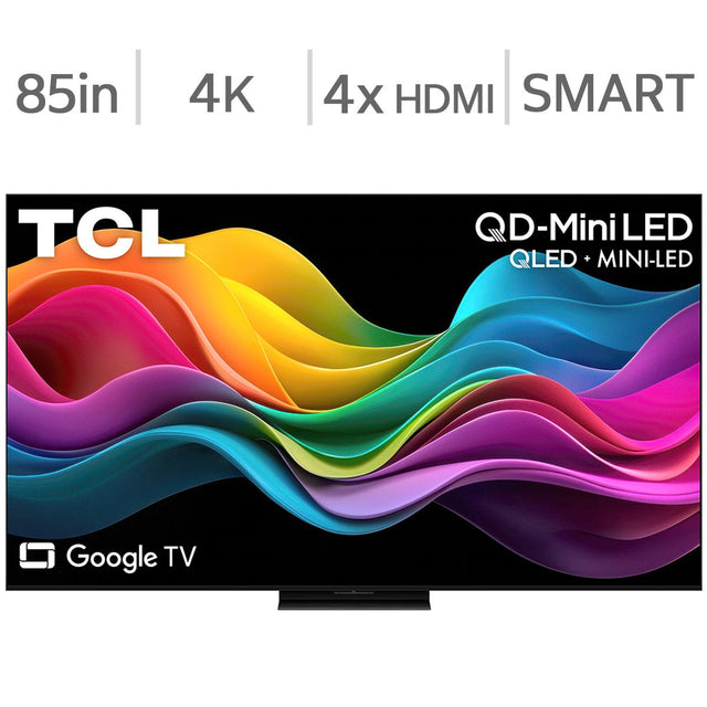 TCL 85" Class - A400U Series - 4K UHD QD-Mini LED TV X2